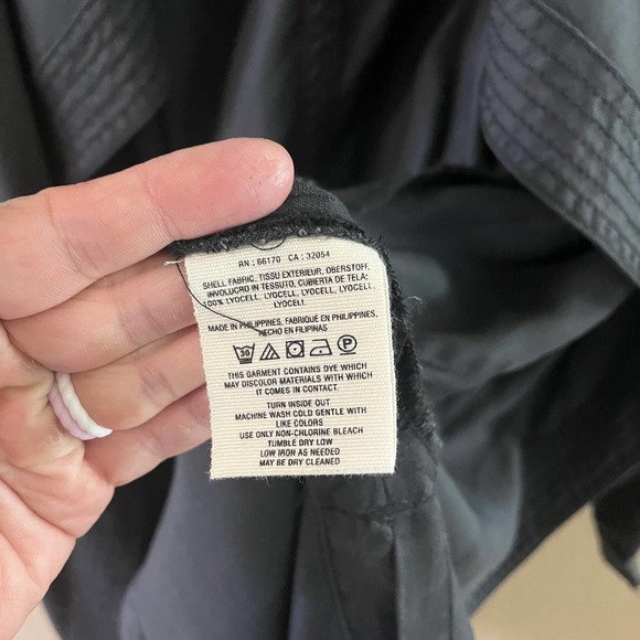 *NEW Anthropologie Hei-Hei charcoal gray duster trach coat - Picture 8 of 8